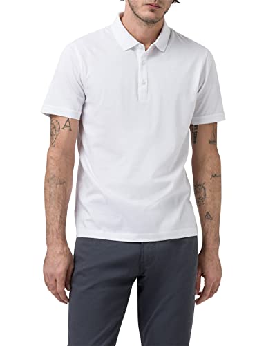 Pierre Cardin Męska koszulka polo, merceryzowana, brylantowa biel, 4XL, brylantowy biały, 4XL