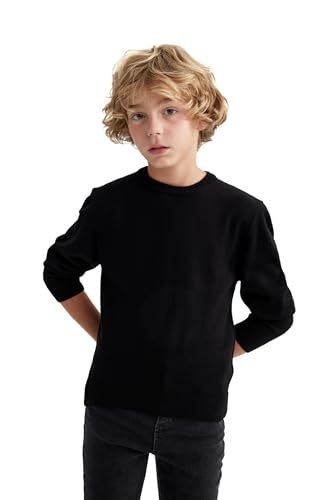 DeFacto Bluza chłopięca, czarny, 13-14 lat