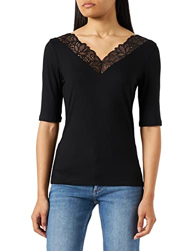 YAS T-shirt damski, czarny, XS