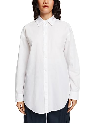 ESPRIT Bluzka damska, 100 / biały, XL