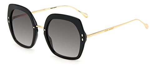 Isabel Marant Damskie okulary przeciwsłoneczne w 0085/S, czarno-złote, 70, czarny złoty