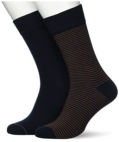 MARCMARCS Barend cotton 2-pak skarpetek, granatowe, 39-42