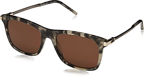 Marc Jacobs Męskie okulary przeciwsłoneczne MARC 139/S 8E PWE 53, szare (Gryhvn Dkrut/Brown)