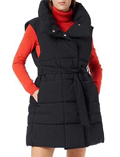 Sisley Kurtka damska Waistcoat 2R8NLJ00C Jacket, Black 100, 46