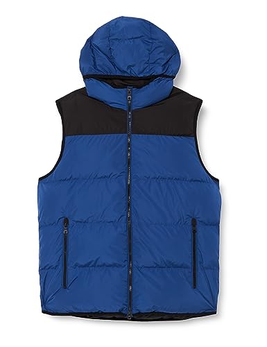 Geox Męska kurtka magnetyczna M, True Blue/Black, 54