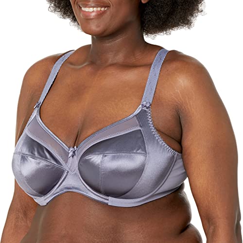 Goddess Damski biustonosz z fiszbinami Keira z pełnym pokryciem, niebieski granit, N