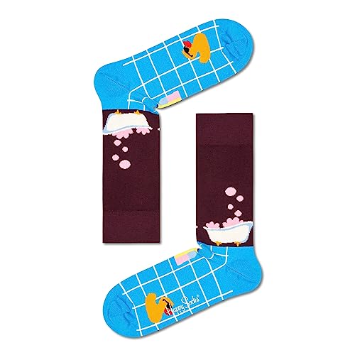 Happy Socks Me Time, kolorowe i zabawne, Skarpety dla kobiet i mężczyzn, Niebieski (36-40)