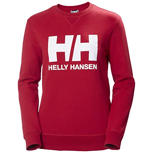 Helly Hansen Damska bluza z kapturem z logo Hh Crew, 162 czerwony, XL