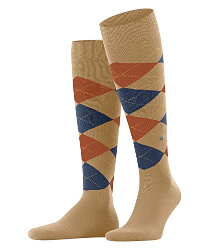 Burlington Mężczyźni King M KH Trwała Organiczna Bawełna długie z wzorem 1 Para, Beżowy (Toffee 4670), 40-46