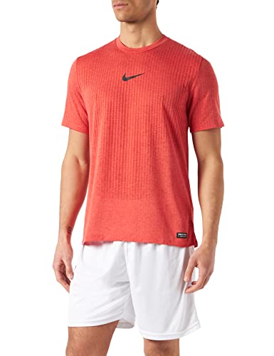 Nike Mens M NP DFADV NPC TOP SS T-Shirt, lobster/czarny, S
