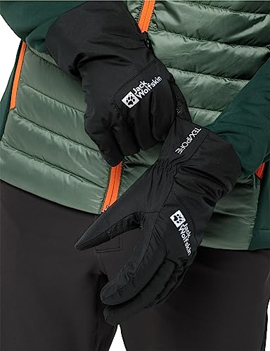 Jack Wolfskin Unisex Winter Basic Glove rękawiczki, czarne, XS, czarny, XS