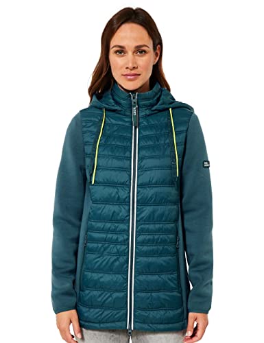 Cecil damska kurtka pikowana, Petrol Blue, S