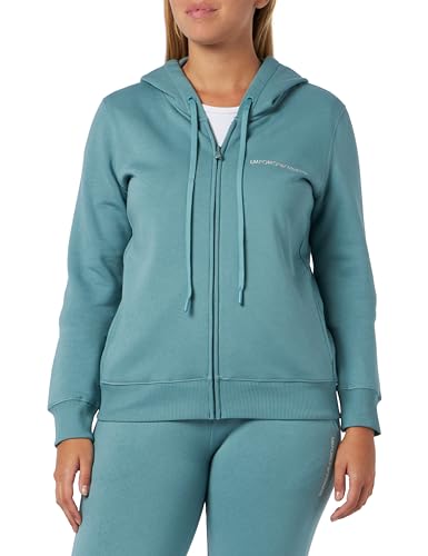 Emporio Armani Damska kurtka Iconic Terry Full Zip Jacket (2 sztuki), Arctic, S