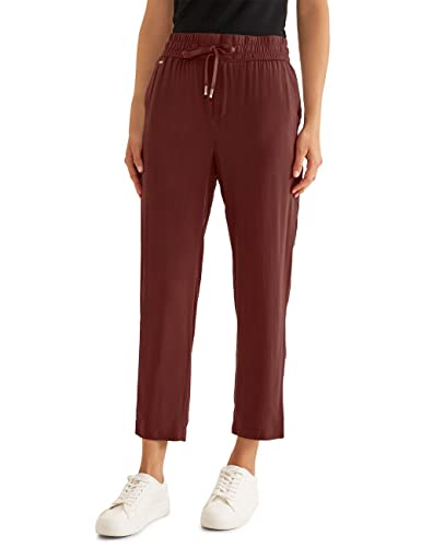 Street One Damskie spodnie do biegania, Dark Foxy Red, 36W / 28L