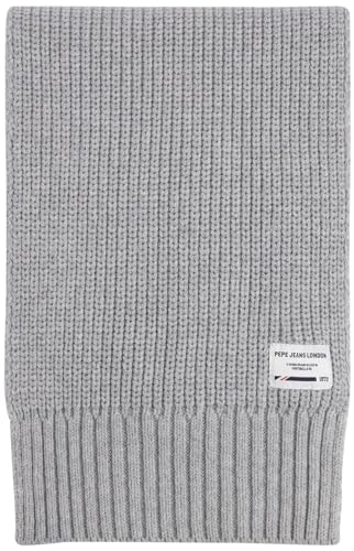 Pepe Jeans Szalik męski Griffin, Szary (szary Marl), Rozmiar uniwersalny