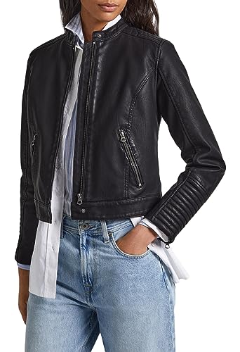 Pepe Jeans Sukienka damska Nicole na imprezę, czarny (czarny), L