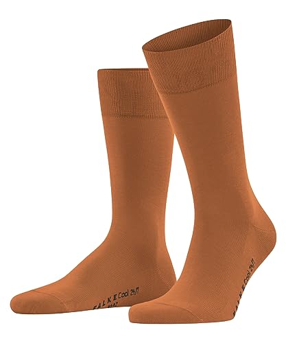 FALKE Mężczyźni Cool 24/7 M SO Organiczna Bawełna jednokolorowe 1 Para, Pomarańczowy (Tandoori 8576), 41-42