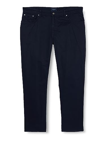 Hackett London Spodnie męskie, Niebieski (granatowa marynarka), 32W / 34L