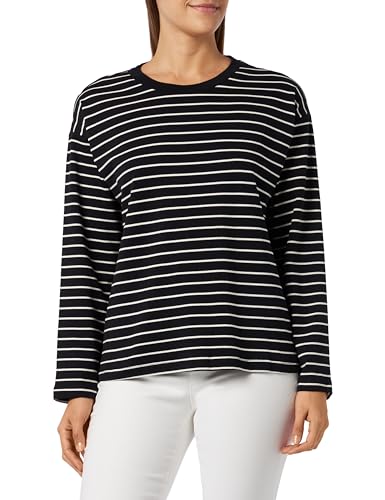 Vila Damska koszulka z długim rękawem Visiny Open O-Neck L/S, czarny, S