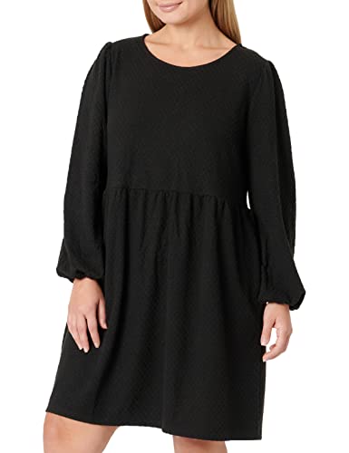 Vila Women's ViSTRUCTA L/S Dress/TB sukienka, czarna, M, czarny, M