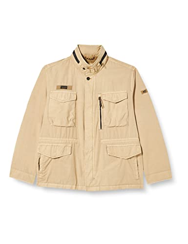 camel active Męska kurtka 420250/1O58, piaskowa, 106, Sand
