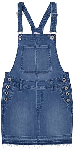 Pepe Jeans Dziewczęca sukienka Kaia, niebieski (denim), 10 Lata