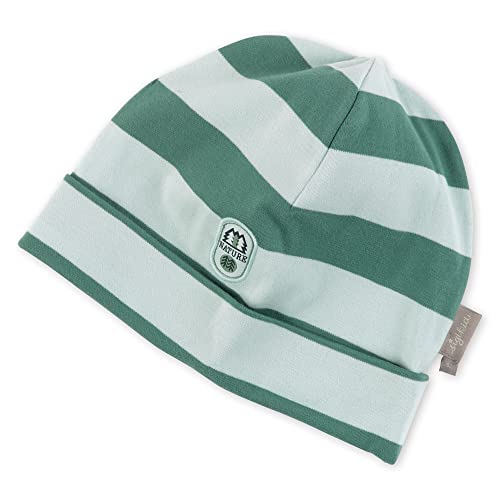 Sigikid Chłopięca mini czapka beanie z bawełny organicznej, zielona, 48