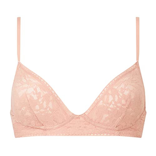 Calvin Klein Damski biustonosz bez podszewki, Delikatny, S