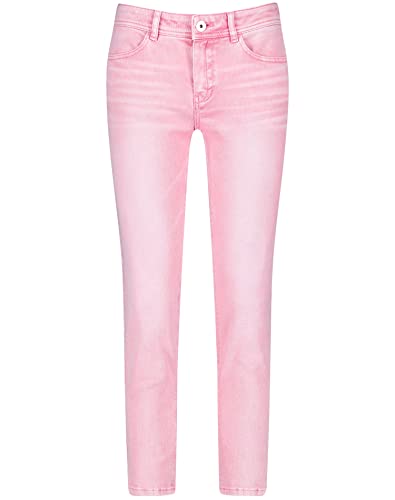 Taifun Damskie spodnie Skinnyts na czas wolny, Vibrant Magnolia, 36