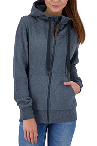 alife & kickin Damska bluza z kapturem Yasminak A, morski, XS