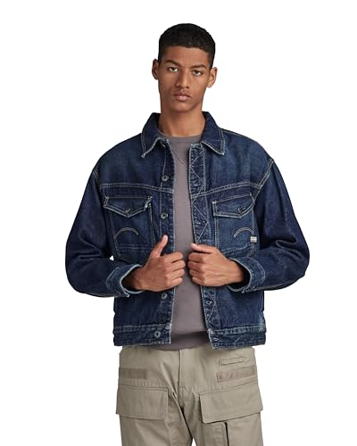 G-STAR RAW Dakota kurtka męska, Niebieski (worn in himalayan blue D23593-D317-G122), XL