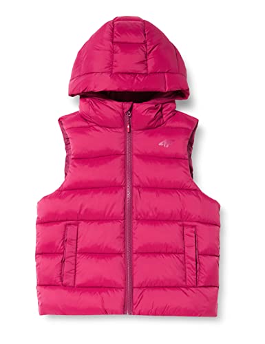4F JUNIOR Down Jacket dla dziewczynek, DARK PINK, 152