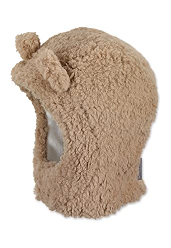 Sterntaler Czapka Ratynowa Unisex-Bimbi, beżowy., 45