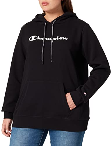 Champion Damski sweter z kapturem Plus Size, Noir, XL