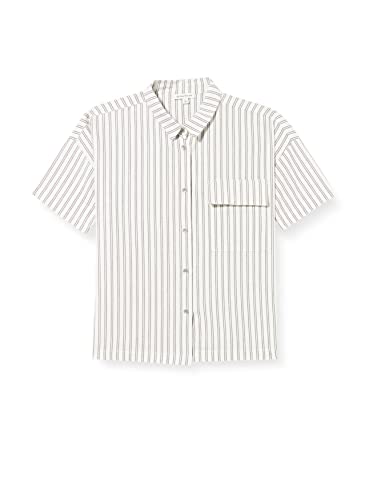 TOM TAILOR Dziewczęta bluzka w paski 1030826, 29412 - Off White Navy Stripe, 134