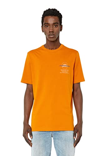 Diesel T-Pouch Koszulka męska, Pomarańczowy (7dja-0cjac), XS