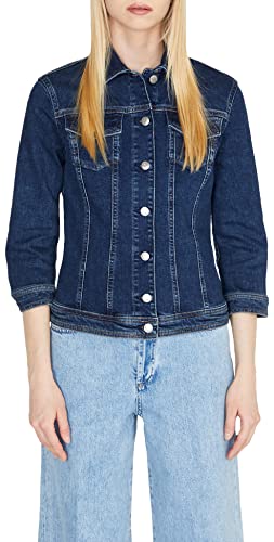 Sisley Kurtka damska 2OH0LN02D, ciemnoniebieska (Dark Blue), 902, 36 (DE), Ciemnoniebieski denim 902, 36