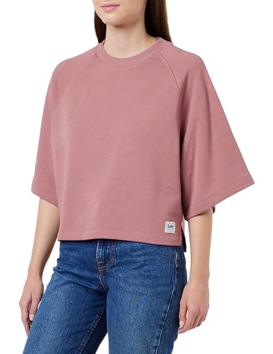 Lee Bluza damska Raglan Sweat, Dark Mauve, XS