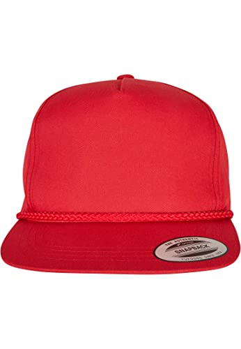 Flexfit Czapka baseballowa YP Classics Classic POPLIN Golf Cap czerwona One Size, czerwony, jeden rozmiar