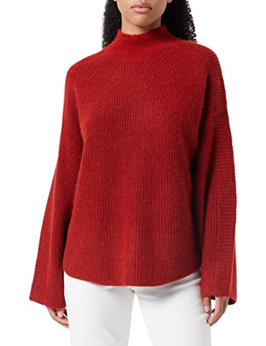 BOSS Damski sweter z dzianiny w kolorze czerwonym, rozmiar S (DE)