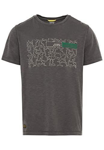 camel active Męski T-shirt, grafitowy szary., S
