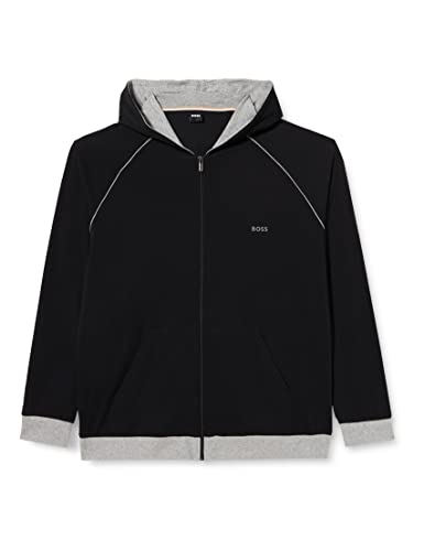 BOSS Męska kurtka B-Mix&Match H z kapturem, czarny (Black1), 5XL