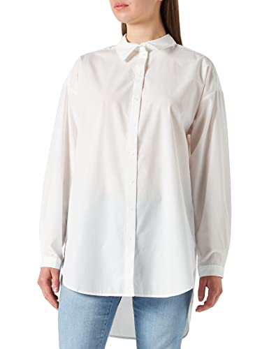 JACK & JONES Damska bluzka Jjxx Jxmission Ls Oversize Shirt Noos, biały, L