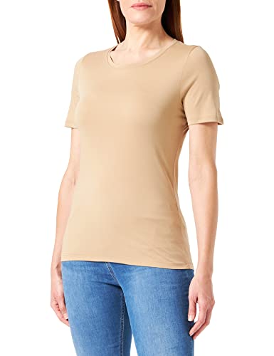 s.Oliver T-shirt damski, brązowy, 38