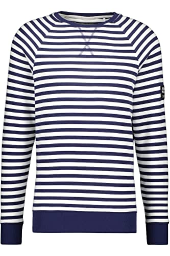 Alife and Kickin BorisAK Z bluza męska z okrągłym dekoltem, sweter, morski, XL