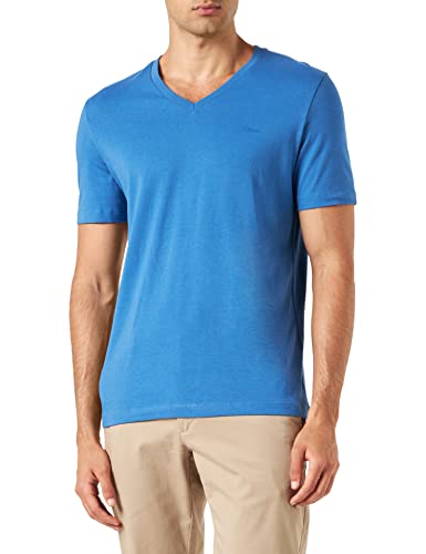 s.Oliver Męski T-shirt z krótkim rękawem, Niebieski 5427, XXL