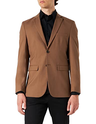 SELECTED HOMME BLACK Męska marynarka SLHSLIM-MYLOLOGAN D Camel BLZ B NOOS Sakko, 58
