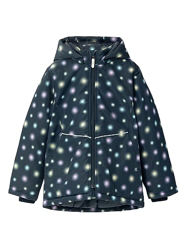 NAME IT Bluza dziewczęca z nadrukiem, Dark Sapphire, 146 cm