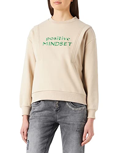 s.Oliver Women's 120.10.202.14.140.2110607 Bluza damska, wzór taupe, S