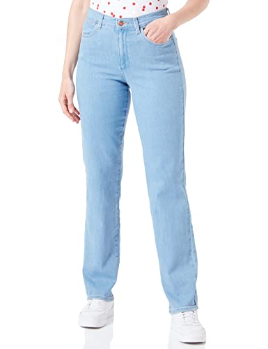 Wrangler dżinsy damskie proste, niebieski, 27W / 30L